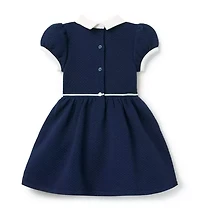 Quilted Collared Dress