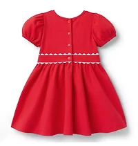 Ric Rac Trim Ponte Dress