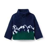 Mountain Scenic Sherpa Sweatshirt