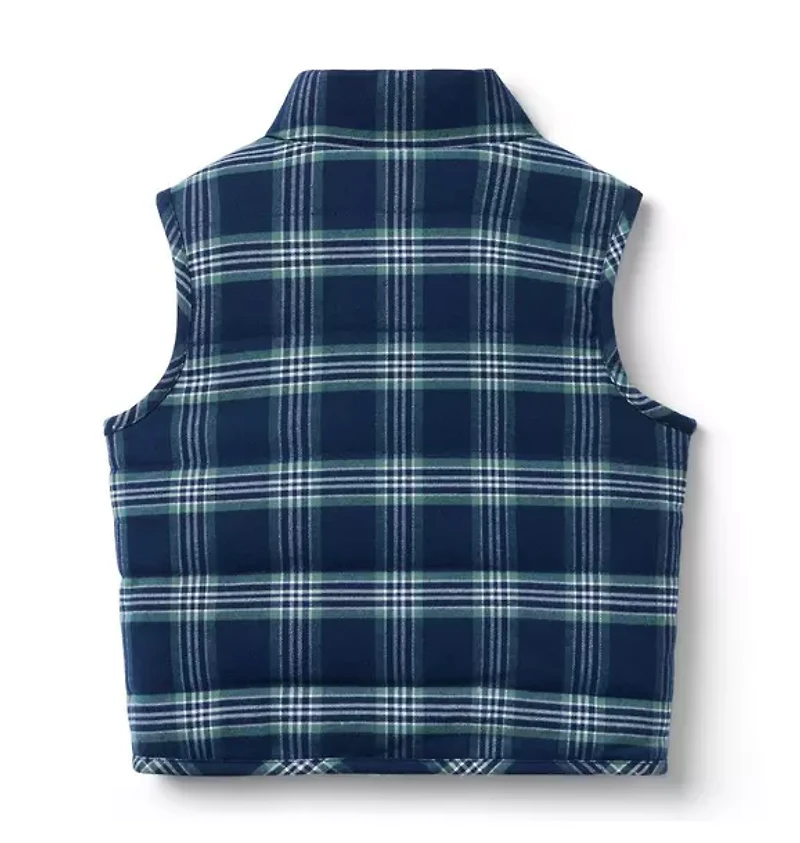 The Cozy Plaid Vest
