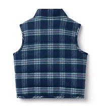 The Cozy Plaid Vest