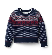 Bow Fair Isle Sweater