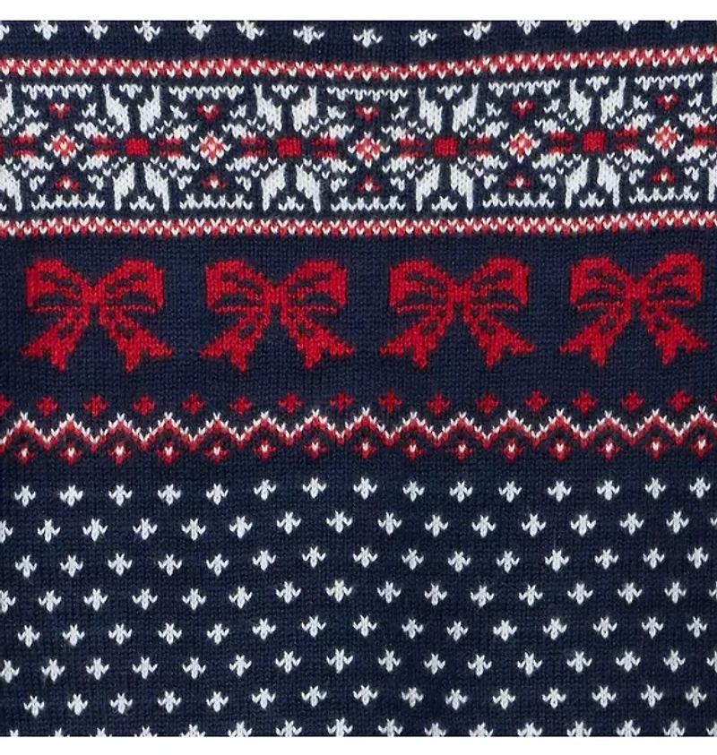 Bow Fair Isle Sweater