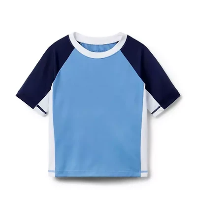 Recycled Colorblock Rash Guard