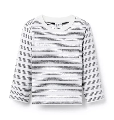 Textured Striped Tee