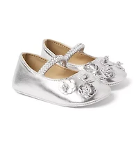 Baby Metallic Flower Ballet Flat