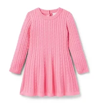 Cable Knit Sweater Dress