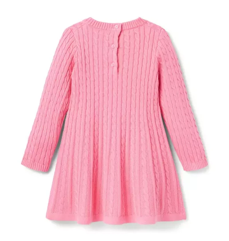Cable Knit Sweater Dress