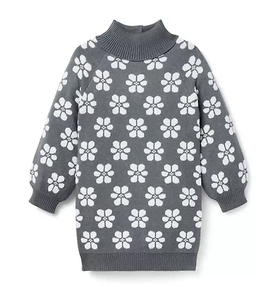 Floral Sweater Dress