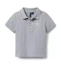 Embroidered Sailboat Pique Polo