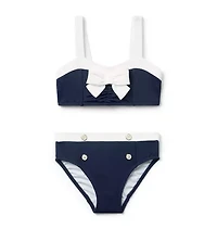 Recycled Retro Bow 2-Piece Swimsuit