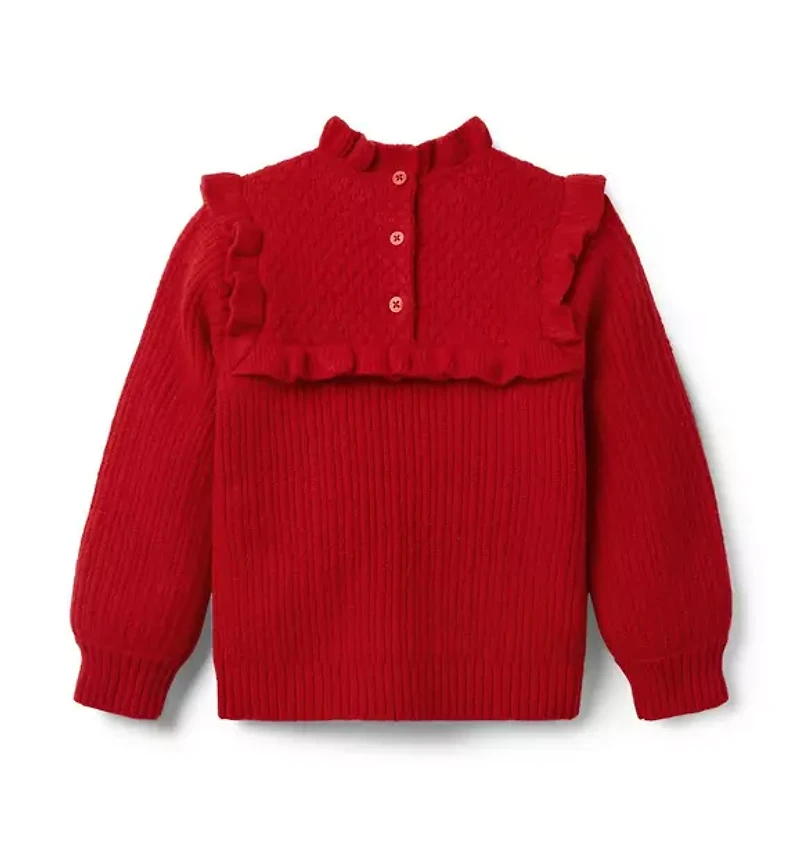 Ruffle Bow Sweater