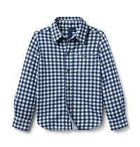 Plaid Jacquard Shirt