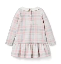 Plaid Jacquard Dropwaist Dress