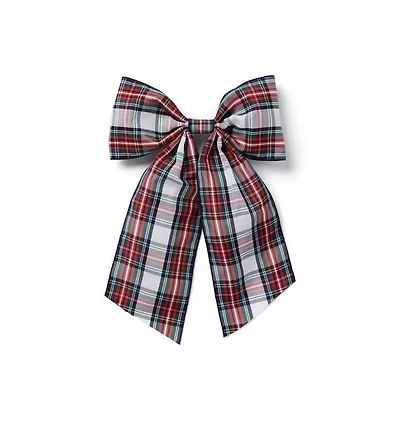 Tartan Bow Barrette