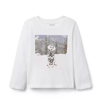 Gray Malin x Janie and Jack Snow Dog Tee