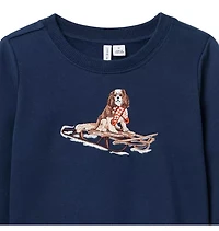 Gray Malin x Janie and Jack Sled Dog Sweatshirt