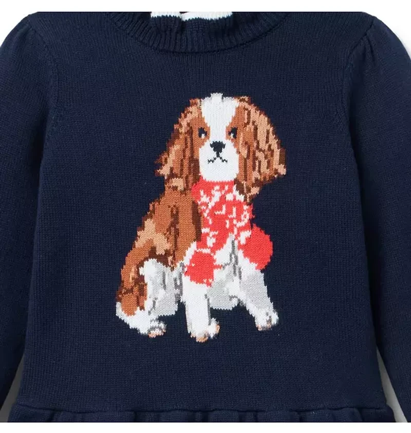 Gray Malin x Janie and Jack Dog Sweater Dress