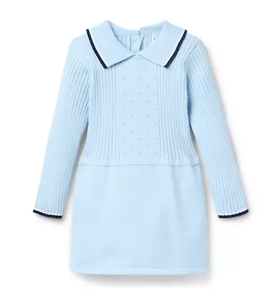 Gray Malin x Janie and Jack Textured Sweater Dress