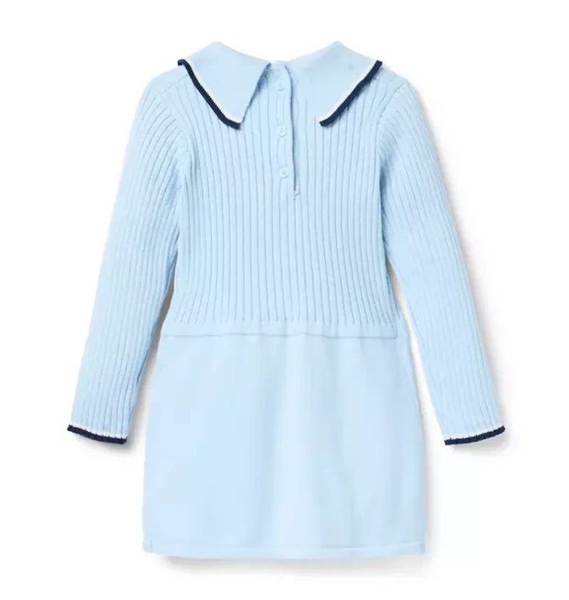 Gray Malin x Janie and Jack Textured Sweater Dress