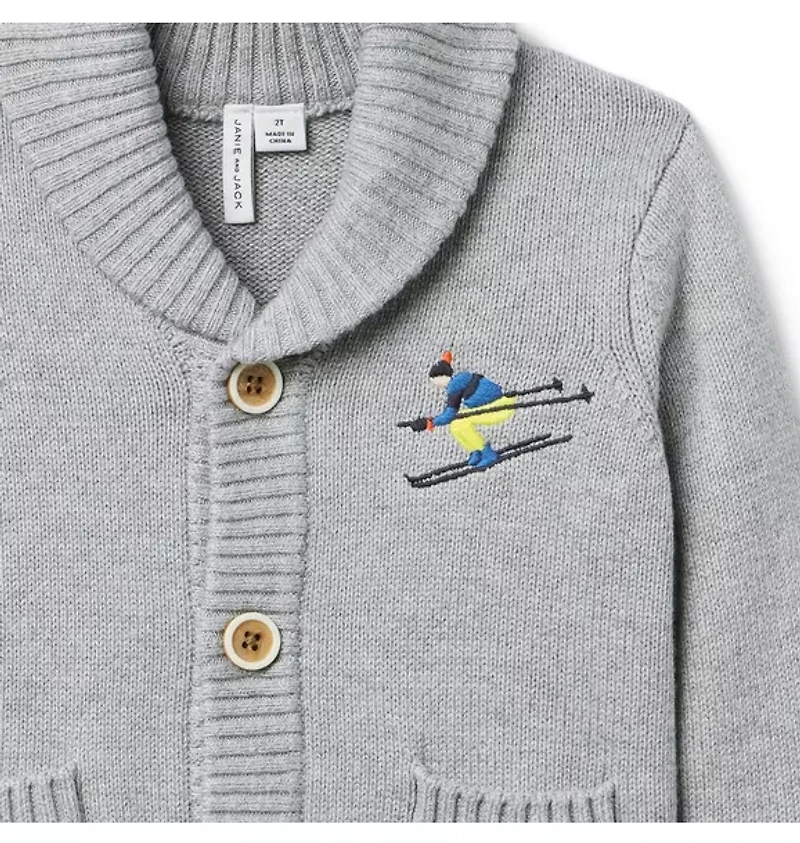 Gray Malin x Janie and Jack Ski Cardigan