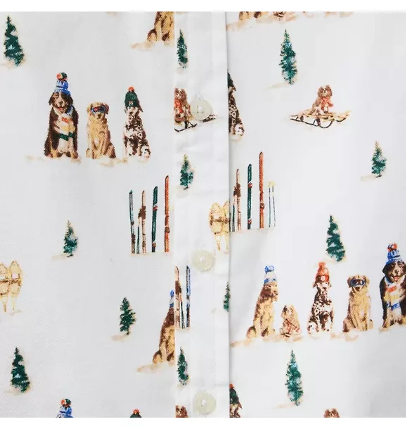 Gray Malin x Janie and Jack Dog Flannel Shirt