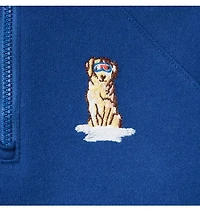 Gray Malin x Janie and Jack Dog Half Zip Sweatshirt