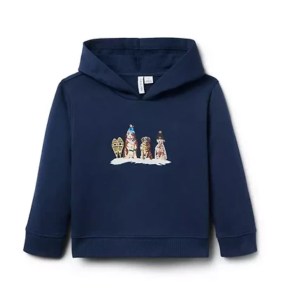 Gray Malin x Janie and Jack Dog Hooded Sweatshirt