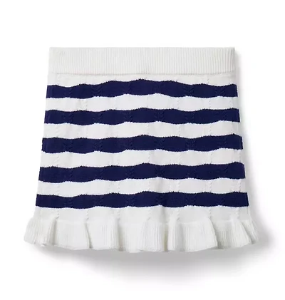 Striped Sweater Skirt