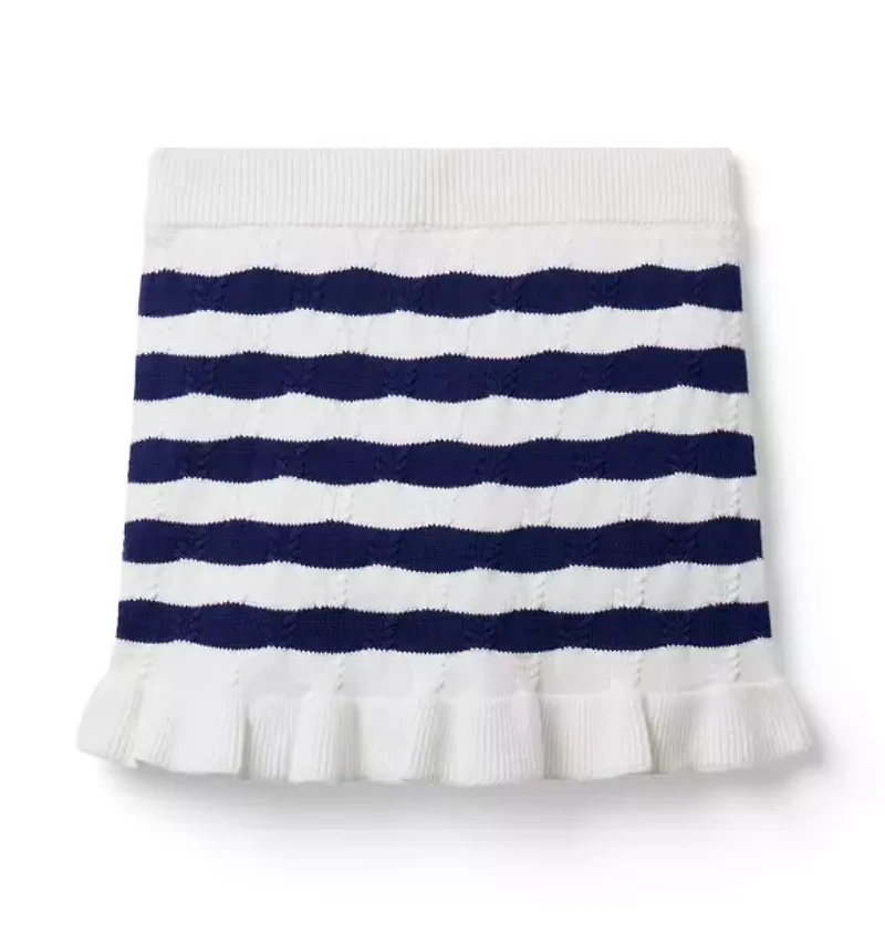 Striped Sweater Skirt