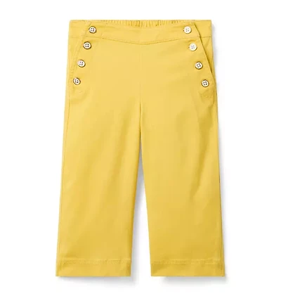 The Twill Wide Leg Sailor Pant