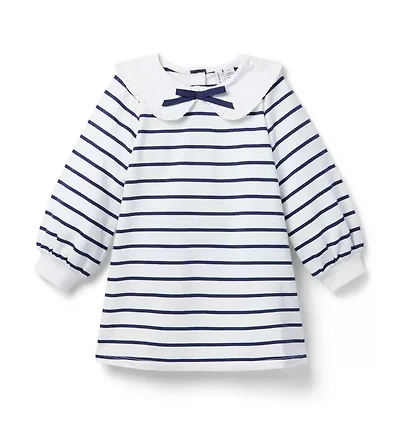 Striped Collared Dress