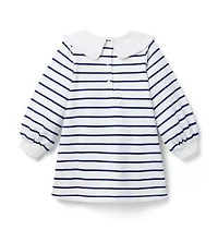 Striped Collared Dress