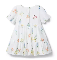 Floral Ruffle Hem Dress