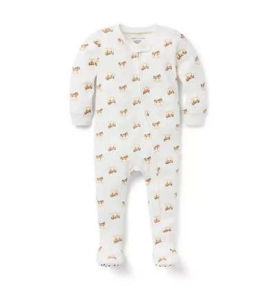 Baby Good Night Footed Pajama Rocking Horse