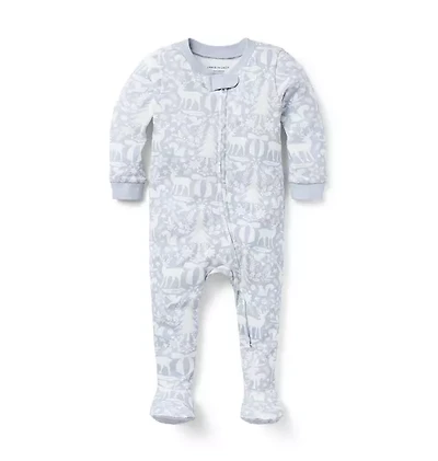 Baby Good Night Footed Pajama Winter Wonder