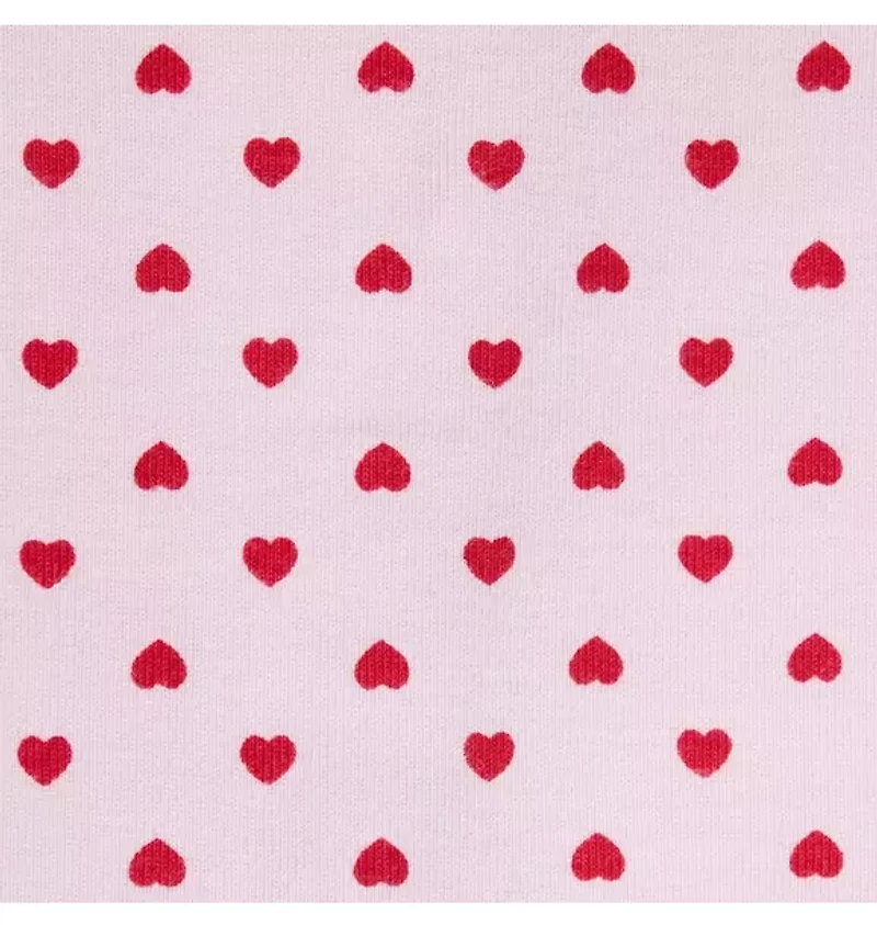 Baby Good Night Footed Pajama Valentine Heart
