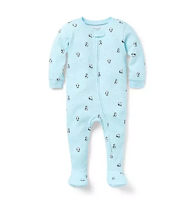 Baby Good Night Footed Pajama Penguin Friends