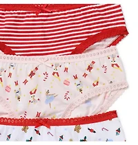 Holiday Underwear Set Girls 3-Pack