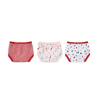 Holiday Underwear Set Girls 3-Pack