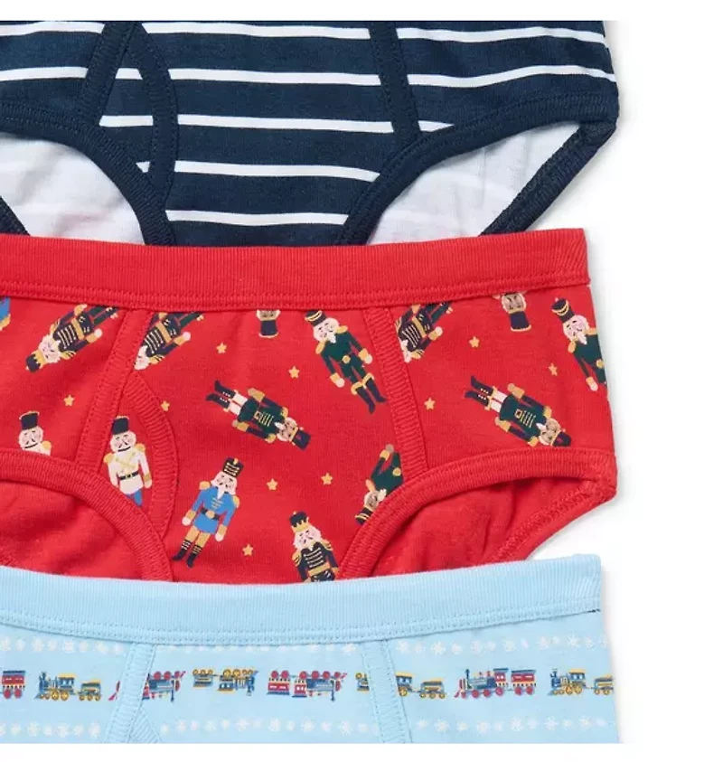 Holiday Underwear Set Boys 3-Pack