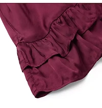 Baby Satin Ruffle Dress