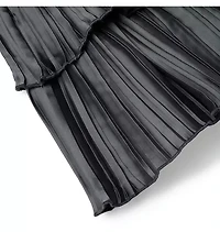 Pleated Tiered Skirt