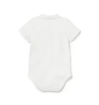 Baby Slub Polo Bodysuit