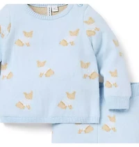 Baby Dog Matching Sweater Set