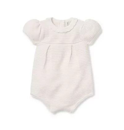 Baby Textured Striped Romper