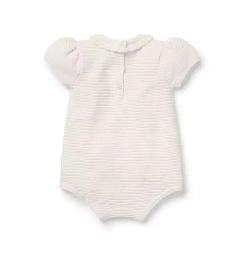 Baby Textured Striped Romper