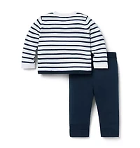 Baby Striped Matching Sweater Set