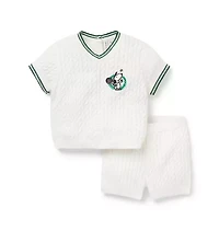PEANUTS™ Snoopy Cable Knit Matching Baby Set