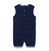 PEANUTS™ Woodstock Cable Knit Baby Romper